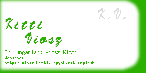 kitti viosz business card